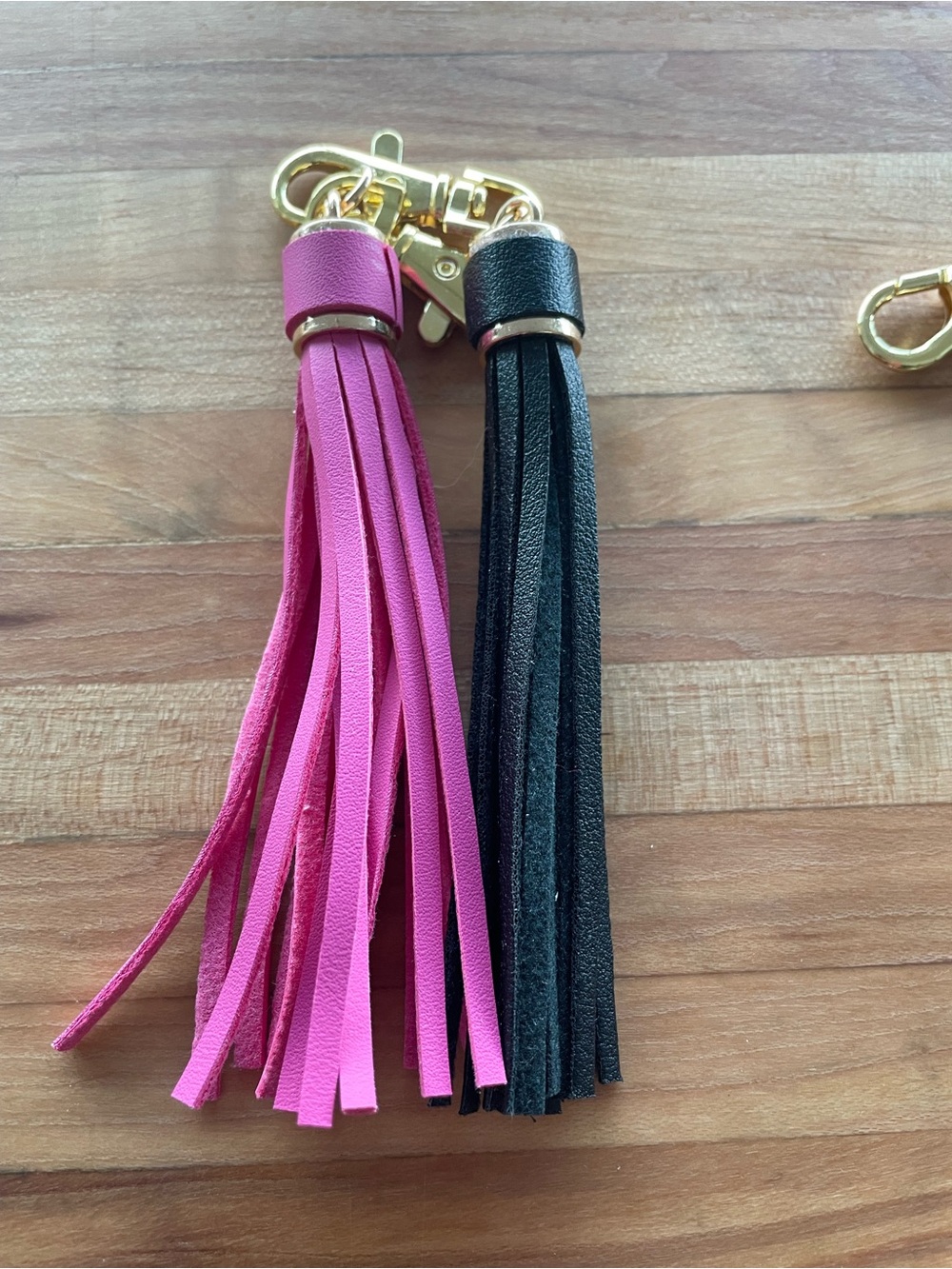 PU Leather Tassel Bag charm Choose 2 (Multiple Colors) - Picture 6 of 10